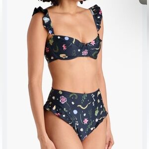 Agua Agua Bandita Two Piece Swimsuit NWT